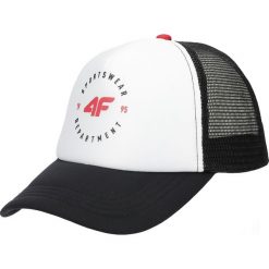 Czapka z daszkiem męska CAM206 - głęboka czerń. Czapki i kapelusze męskie marki 4f. Za 39.99 zł.