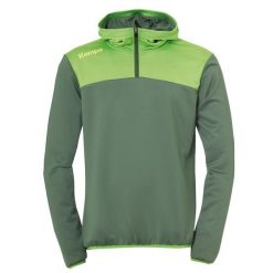 Bluza emotion 2.0 Kempa Quarter Zip. Zielone bluzy sportowe męskie Kempa, xl, bez wzorów, bez kaptura, do piłki ręcznej. Za 182.50 zł.