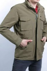 LEE FIELD JACKET MĘSKA KURTKA PRZEJŚCIOWA UTILITY GREEN L88RCYNG 112123772. Zielone kurtki męskie Lee, l, bez wzorów, bez kaptura. Za 359.99 zł.