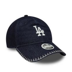 Czapka baseballowa damska New York Mets New Era 9Forty Denim stitch. Niebieskie czapki i kapelusze damskie New Era, bez wzorów, z denimu, eleganckie. Za 176.50 zł.