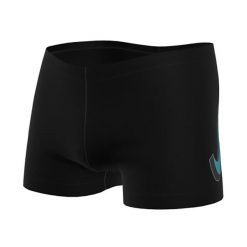 Szorty Kąpielowe Nike Boys Square Leg – Czarne – Rozmiar M. Czarne kąpielówki dla chłopców Nike, bez wzorów, sportowe. Za 546.84 zł.