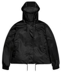 Rains damska kurtka przeciwdeszczowa STRING W JACKET W3 18040 84 BLACK GRAIN L. Czarne kurtki sportowe damskie Rains, l, bez wzorów, bez kaptura. Za 429.99 zł.