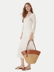 Guess Torebka Venere HWWG96 34230 Brązowy. Brązowe torebki do ręki damskie Guess, z aplikacjami, bez dodatków. Za 389.99 zł.