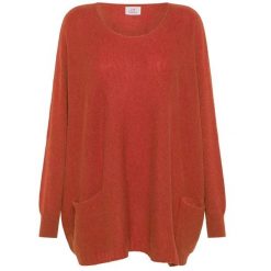 Sweter Deha Woooly Blend Loose Sweater Damskie. Brązowe swetry damskie Deha, m, bez wzorów, z dzianiny, bez kołnierzyka, bez ramiączek, długie, bez kaptura. Za 551.99 zł.