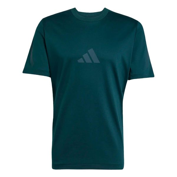 Koszulka adidas Z.N.E. Zielone koszulki sportowe męskie Adidas, na lato, m, bez wzorów, z bawełny, bez kołnierzyka, bez ramiączek, na fitness i siłownię. Za 185.50 zł.