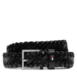 Pasek Męski Tommy Hilfiger. Czarne paski damskie Tommy Hilfiger, bez wzorów. Za 219.99 zł.
