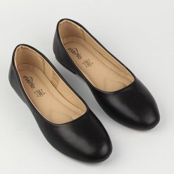 Czarne baleriny damskie Evento 1029. Czarne baleriny damskie eVento, na lato, bez wzorów, z jeansu, biznesowe, bez obcasa. Za 89.00 zł.