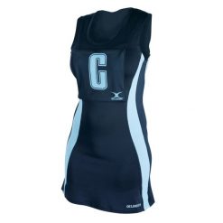 Damski jersey Gilbert Eclipse II. Niebieskie sukienki damskie gilbert, bez wzorów, z jersey, sportowe, bez kołnierzyka, bez ramiączek, sportowe. Za 244.50 zł.