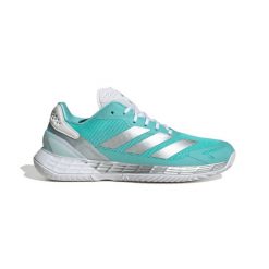 Damskie buty do tenisa adidas Defiant Speed 2. Niebieskie obuwie sportowe damskie Adidas, bez wzorów, tenisowe. Za 510.50 zł.