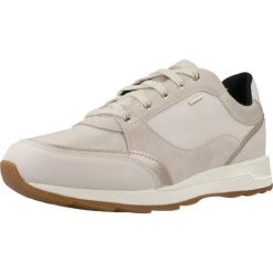 Buty GEOX D NEW ANEKO B ABX Biały. Białe obuwie sportowe damskie Geox, bez wzorów, ze skóry, na fitness i siłownię. Za 353.99 zł.