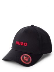 HUGO czapka z daszkiem - Jude Mężczyźni Bawełna czarny, ONE SIZE. Czarne czapki i kapelusze męskie Hugo, bez wzorów, z bawełny. Za 229.95 zł.
