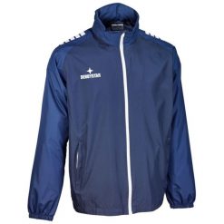Kurtka męska Derbystar Allwetterjacke Madrid v25. Niebieskie kurtki męskie DERBYSTAR, m, bez wzorów, z materiału, z kapturem. Za 210.84 zł.