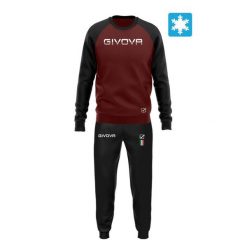 Givova Tuta Italia 104 g — dres chłopięcy XS, felpa. Czarne spodnie sportowe dla chłopców Givova, bez wzorów, z dresówki, sportowe, do piłki nożnej. Za 224.99 zł.