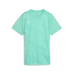 Damska koszulka Individual Padel z grafiką PUMA Aquatic White Green. Białe koszulki sportowe damskie Puma, bez wzorów, bez kołnierzyka, bez ramiączek. Za 159.00 zł.