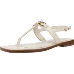 Sandały GUESS FLJREL LEA21 Nago. Czerwone obuwie sportowe damskie Guess, z aplikacjami, ze skóry, trekkingowe. Za 463.99 zł.