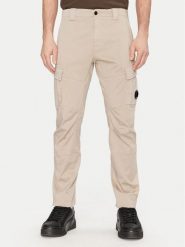 C.P. Company Spodnie materiałowe 18CMPA056A005694G Khaki Regular Fit. Brązowe spodnie materiałowe męskie C.P. Company, m, bez wzorów, z bawełny. Za 629.99 zł.