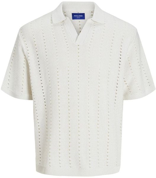Jack&Jones koszulka męska JORPAROS KNIT ESTER SS CROCHET POLO 12272562 SEA SALT M. Niebieskie koszulki polo męskie Jack & Jones, m, bez wzorów, bez ramiączek. Za 196.65 zł.