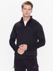 Jack Wolfskin Bluza techniczna Prelight 1711001 Czarny Regular Fit. Czarne bluzy męskie Jack Wolfskin, l, bez wzorów, z syntetyku, bez kaptura. Za 289.99 zł.