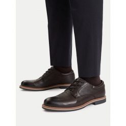 Półbuty Lasocki. Brązowe półbuty na co dzień męskie Lasocki, bez zapięcia. Za 249.99 zł.