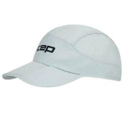 Sportowa czapka z daszkiem do biegania unisex lekka regulowana CORE Run CEP. Czarne czapki i kapelusze damskie CEP, na lato, bez wzorów, z elastanu, eleganckie. Za 84.00 zł.