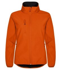 Clique Classic Softshell Kurtka Damska - 3-warstwowa, z recyklingu – Blood. Brązowe kurtki damskie CLIQUE, l, bez wzorów, z softshellu, bez kaptura. Za 265.94 zł.