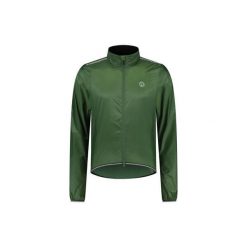Kurtka wodoodporna Rogelli Essential. Zielone kurtki sportowe męskie Rogelli, m, bez wzorów, rowerowe. Za 338.00 zł.