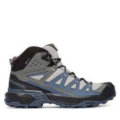 Trekkingi Salomon. Szare obuwie sportowe damskie Salomon, trekkingowe. Za 709.99 zł.