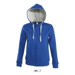 Bluza damska z kapturem Sol's Soul. Białe bluzy damskie SOL'S, s, bez wzorów, z bawełny, z kapturem. Za 240.20 zł.
