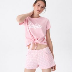 Dwuczęściowa piżama Barbie - Różowy. Piżamy damskie House. Za 69.99 zł.