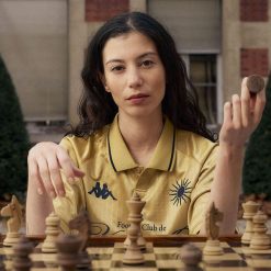 Maillot Fifth FC Versailles 78 2025/26. Żółte koszulki sportowe męskie Kappa, bez wzorów, bez kołnierzyka, bez ramiączek, do piłki nożnej. Za 447.50 zł.