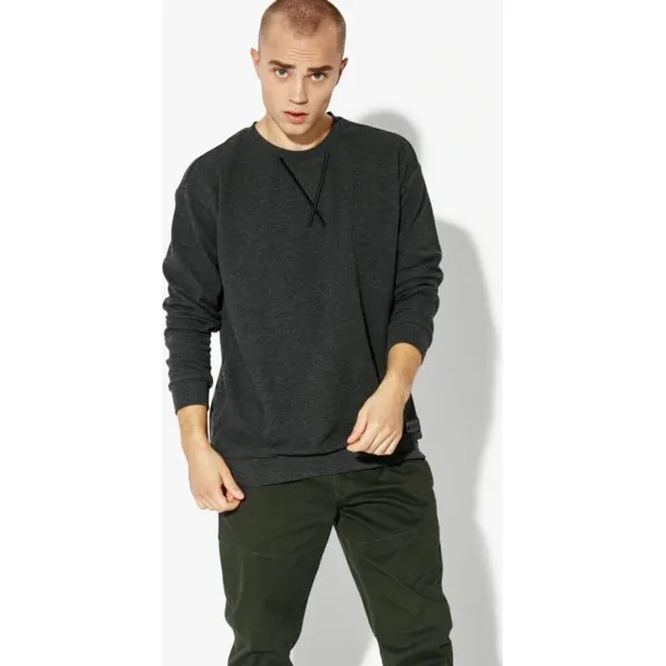 Confront Bluza Topaz , szary, rozmiar L. Szare bluzy męskie Confront, l, bez wzorów, z materiału, bez kaptura. W wyprzedaży za 89.99 zł.