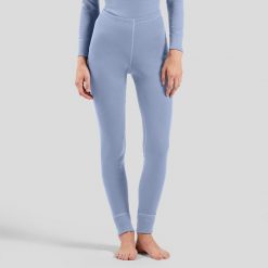 Spodnie Odlo BL BOTTOM long ACTIVE WARM. Szare legginsy sportowe damskie Odlo, bez wzorów, na fitness i siłownię. Za 249.99 zł.