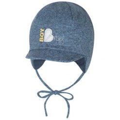 Broel Chłopięca Czapka Basic Z Wiązaniem 37 Niebieski. Czapki dla dzieci Broel. Za 48.00 zł.