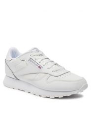 Reebok Sneakersy Classic Leather GZ6097 Biały. Białe buty sportowe dziewczęce Reebok, bez wzorów, ze skóry, bez zapięcia. Za 179.99 zł.