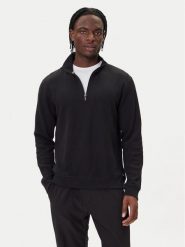 BOSS Bluza Structure 50545597 Czarny Regular Fit. Czarne bluzy męskie Boss, m, bez wzorów, z syntetyku, bez kaptura. Za 379.99 zł.