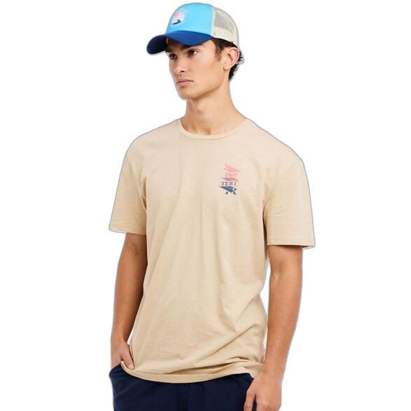 Koszulka męska Protest PRTVANUA t-shirt. Brązowe koszulki sportowe męskie Protest, m, bez wzorów, z bawełny, sportowe, bez kołnierzyka. Za 76.49 zł.