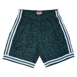 Spodenki do koszykówki męskie Mitchell & Ness Boston Celtics Wild Life Swingman. Zielone szorty męskie Mitchell & Ness, m, bez wzorów. Za 309.00 zł.
