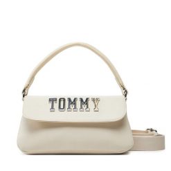 Torebka Tommy Jeans. Brązowe torebki do ręki damskie Tommy Jeans, bez wzorów, z jeansu, klasyczne, bez dodatków. Za 239.99 zł.
