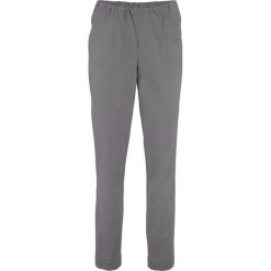 Spodnie ze stretchem, bez zamka w talii STRAIGHT bonprix dymny szary. Spodnie materiałowe damskie marki DOMYOS. Za 37.99 zł.