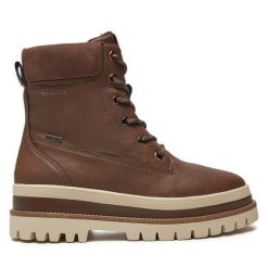 Trapery Tamaris. Brązowe śniegowce i trapery damskie Tamaris. Za 339.99 zł.