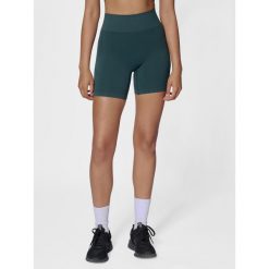 Damskie szorty bezszwowe Hummel MT Define Scrunch. Zielone szorty sportowe damskie Hummel, bez wzorów, sportowe, do piłki nożnej. Za 130.50 zł.