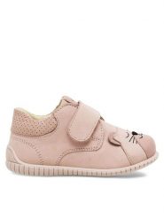 Lasocki Kids Półbuty Gorky CI12-GORKY-10C(II)DZ Różowy. Czerwone półbuty dziewczęce Lasocki Kids, bez wzorów, z nubiku, bez zapięcia. Za 139.99 zł.