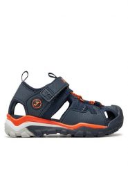 Joma Sandały S.Lake Jr 2403 SLAKJS2403V Granatowy. Niebieskie sandały chłopięce Joma, ze skóry, bez zapięcia. Za 119.99 zł.