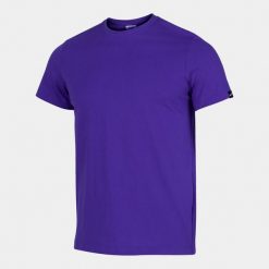 Koszulka Joma Desert Krótki Rękaw Fioletowa 3XS - Oddychająca i Lekka. Fioletowe t-shirty dla chłopców Joma, bez wzorów, z bawełny, bez ramiączek. Za 51.97 zł.
