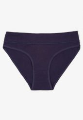 Granatowe Majtki Figi z Bawełny Aonevia. Niebieskie figi damskie Born2be, xxl, bez wzorów, z bawełny. Za 4.99 zł.