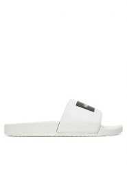 HUGO Klapki Timein Slid 50548061 Biały. Białe klapki męskie Hugo, z tworzywa sztucznego. Za 129.99 zł.