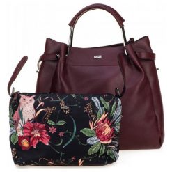 Pepe Jeans Torebka Damska Damon Burgund. Czerwone torebki do ręki damskie Pepe Jeans, z jeansu. Za 390.00 zł.