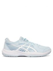 Asics Buty do tenisa Court Slide 4 1042A283 Niebieski. Niebieskie obuwie sportowe damskie Asics, bez wzorów, ze skóry, tenisowe. Za 299.99 zł.