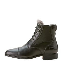 Kobiece buty do jazdy konnej na zamek Ariat Kendall Back Sherpa Paddock. Czarne obuwie sportowe damskie Ariat, bez wzorów, do jazdy konnej. Za 727.00 zł.