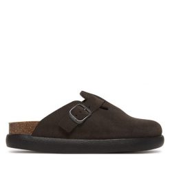 Klapki Scholl. Szare klapki damskie Scholl, bez wzorów, bez obcasa. Za 279.99 zł.